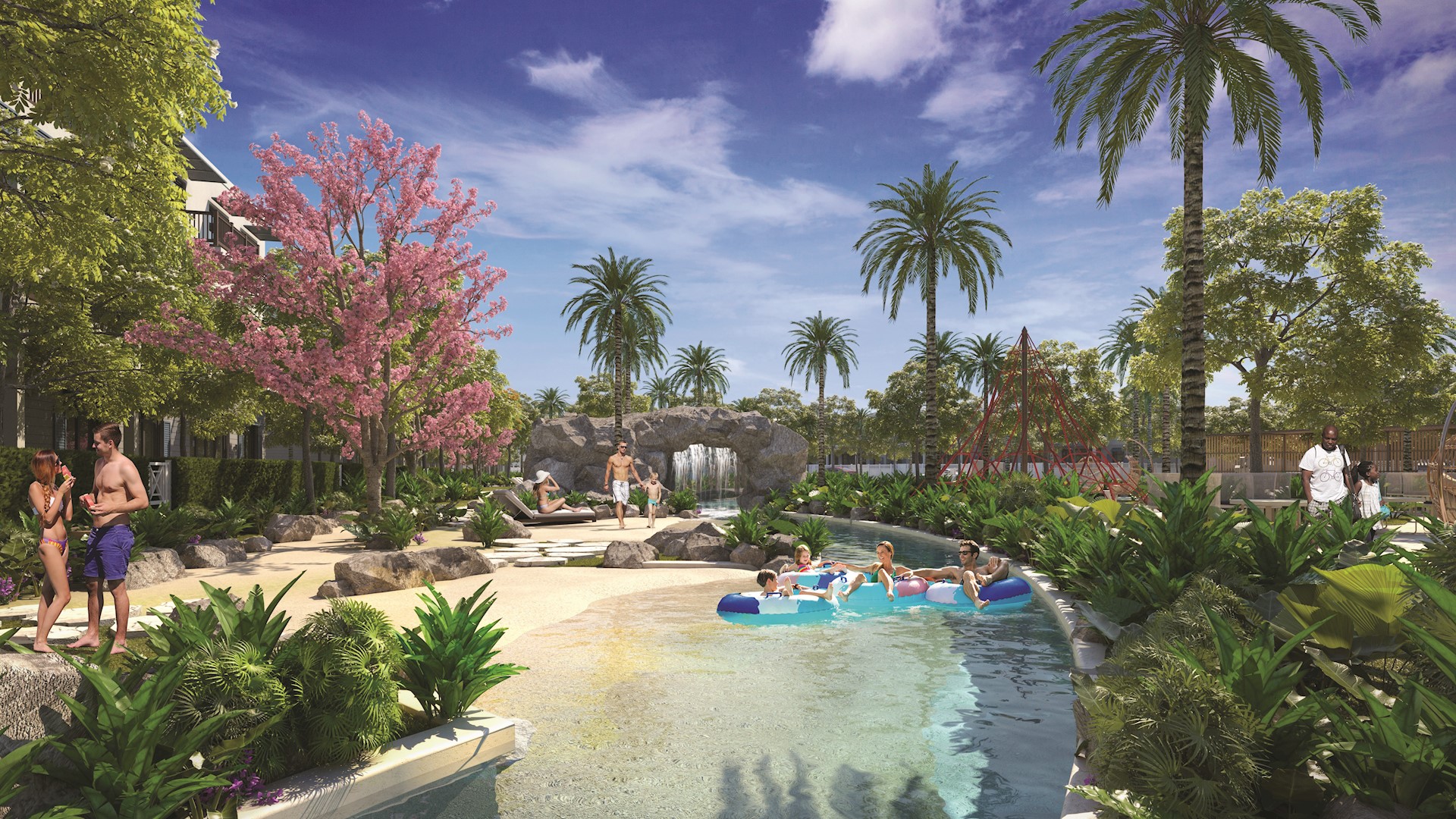 5 features of OLEA's lazy river  