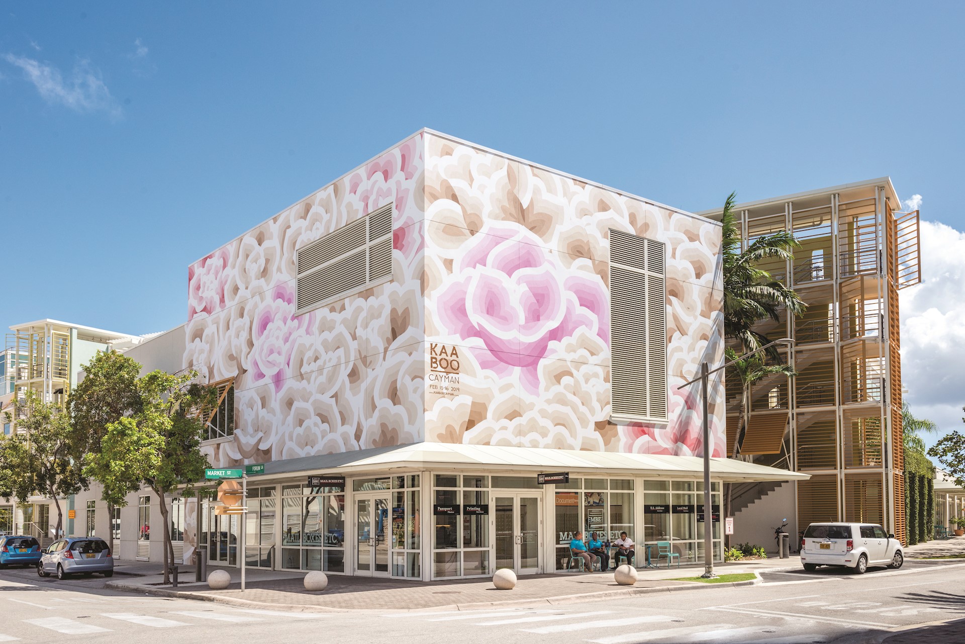 mural at Mail Boxes Etc.