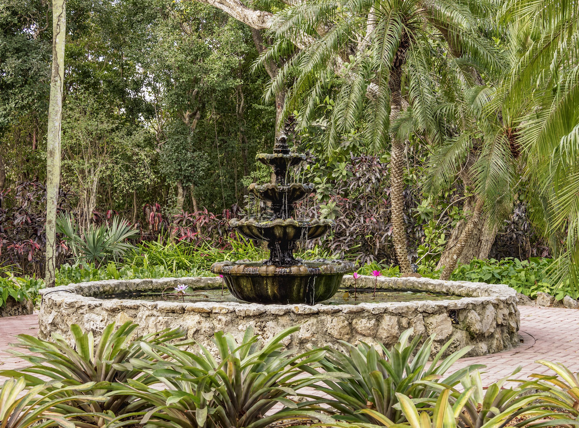 fountain in park