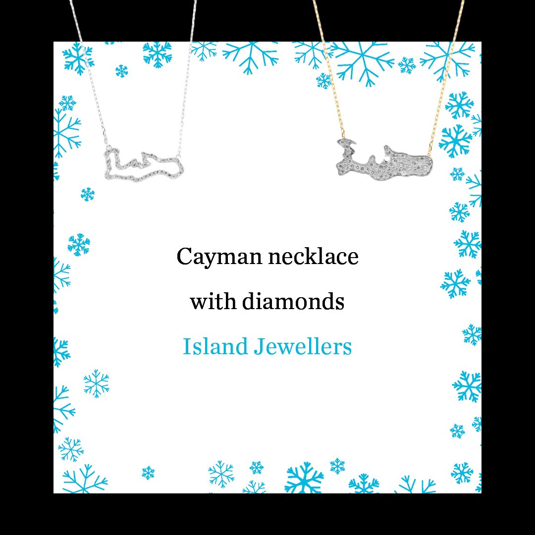 Cayman necklace with diamonds