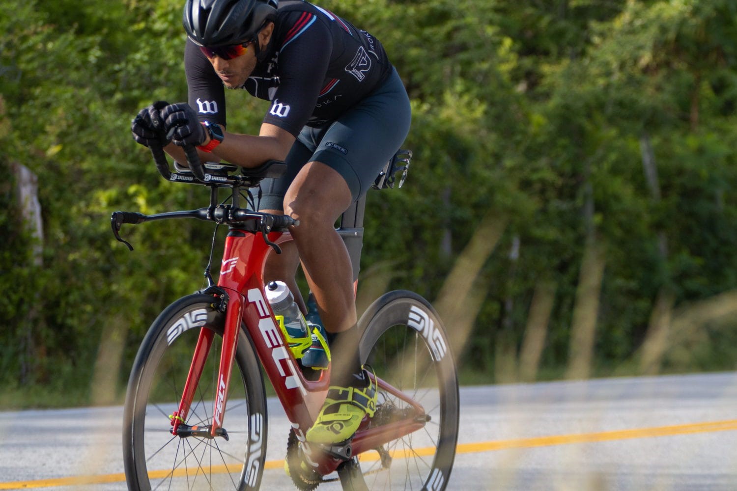 cyclist on road