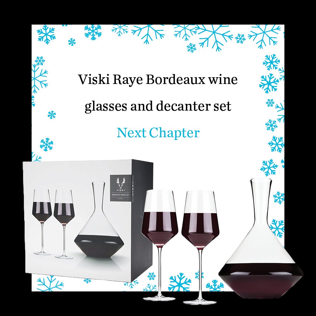 Wine glasses and decanter set
