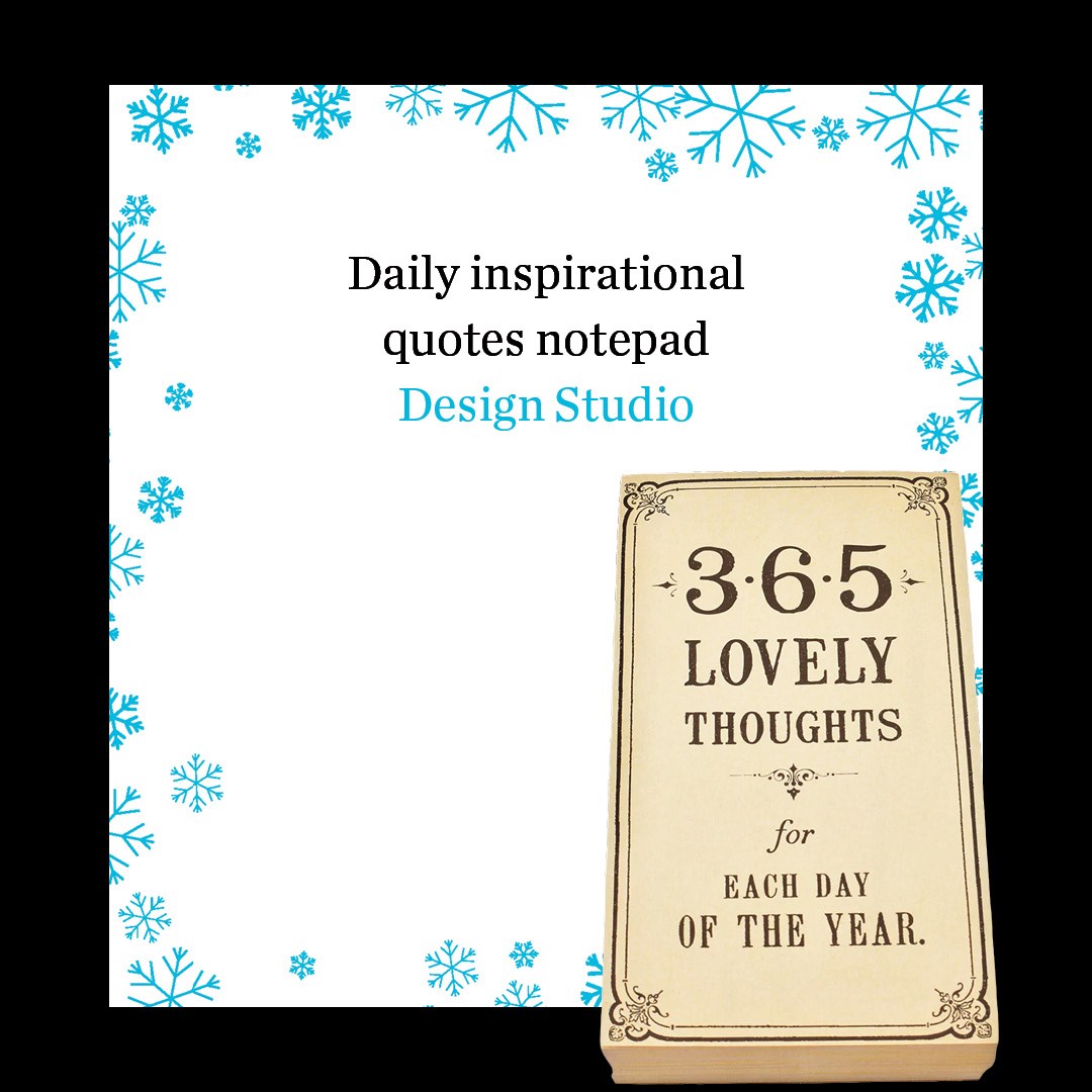 Inspirational quotes notepad