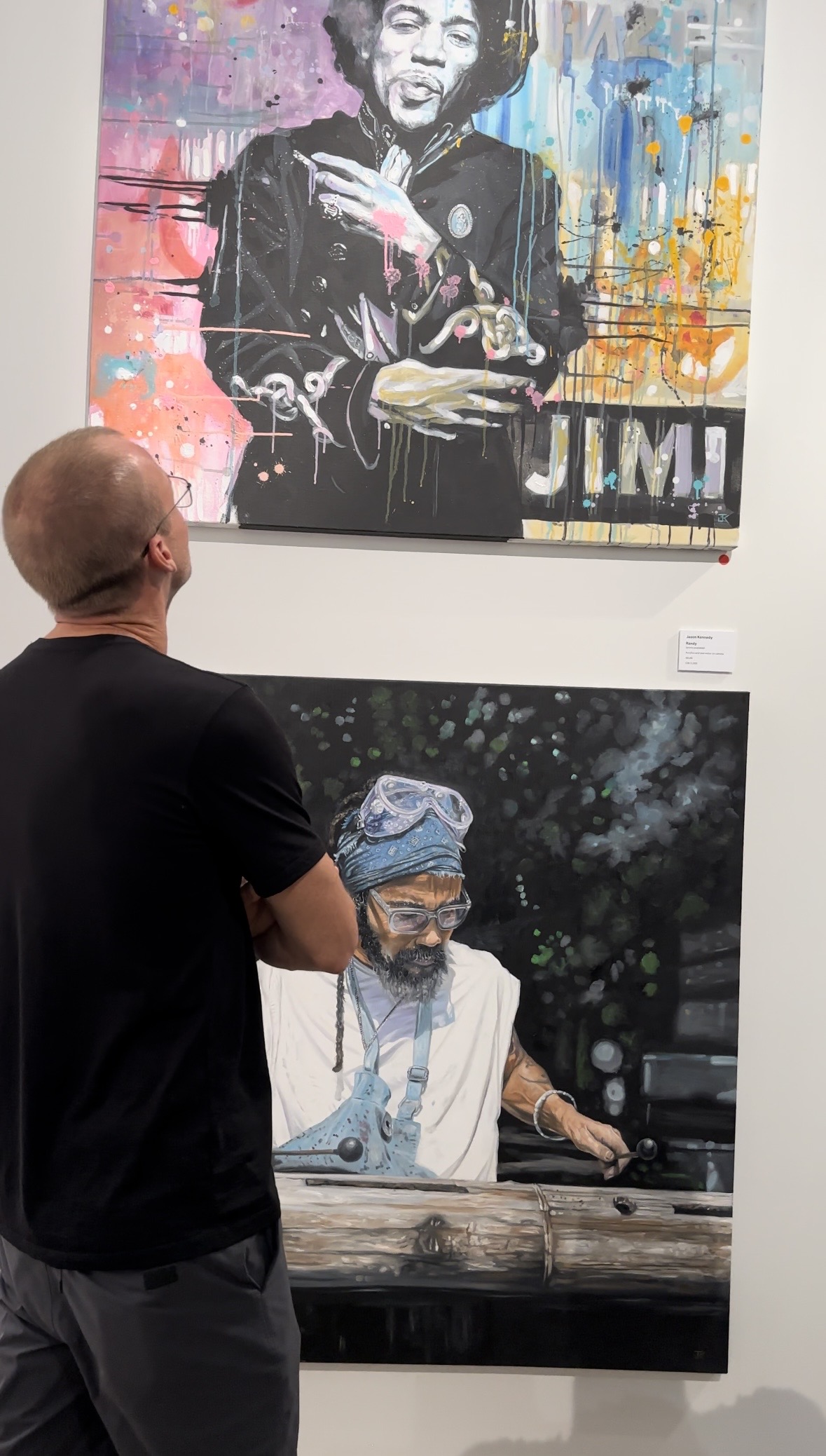 art viewers in gallery